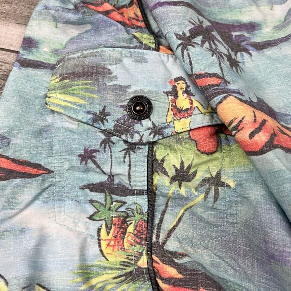 Rip Curl Surf Tropical Board Shorts Swim Trunks Men’s Size S - Picture 6 of 9